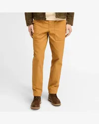 Timberland Pantaloni Fatigue in Tela Effetto Lavato Goffstown da Uomo in giallo, Uomo, giallo, Taglia Giallo