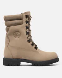 Timberland Stivale Alto Stringato Timberland Premium da Uomo in beige, Uomo, beige, Taglia Beige