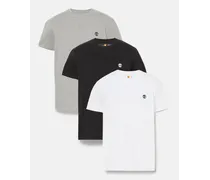 T-shirt Girocollo Basic In Jersey In Confezione Da 3 Da Uomo In Multicolore Multicolore