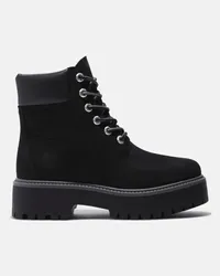 Timberland Stivale Stringato Impermeabile Stone Street 6-Inch da Donna in colore nero, Donna, colore nero, Taglia: 38.5 