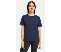 T-shirt a Maniche Corte Dunstan da Donna in blu scuro, Donna, blu, Taglia: S