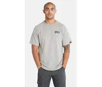 T-shirt con Logo Riflettente Timberland PRO Core da Uomo in grigio, Uomo, grigio, Taglia