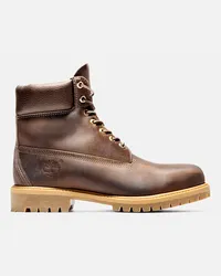 Timberland Stivale Stringato Impermeabile Timberland Premium 6-Inch da Uomo in marrone scuro, Uomo, marrone, Taglia Marrone