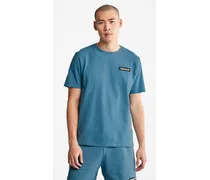 T-shirt Pesante Con Logo All Gender In Blu Blu Uomo