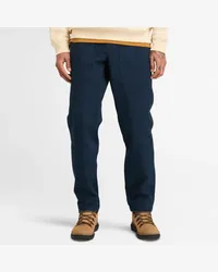 Timberland Pantaloni Fatigue in Tela Effetto Lavato Goffstown da Uomo in blu scuro, Uomo, blu, Taglia Blu