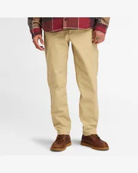 Timberland Pantaloni Chino in Twill Elasticizzato Claremont da Uomo in beige, Uomo, beige, Taglia Beige