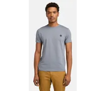 T-shirt (Slim) a Maniche Corte con Logo sul Petto Oyster River da Uomo in grigio, Uomo, grigio, Taglia
