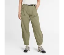 Pantalone A Palloncino Utility Summer Da Donna In Verde Verde