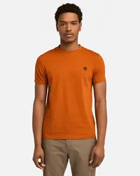 Timberland T-shirt Dunstan River da Uomo in arancione scuro, Uomo, arancione, Taglia Arancione