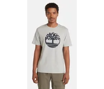 T-shirt con Logo ad Albero Kennebec River da Uomo in grigio, Uomo, grigio, Taglia