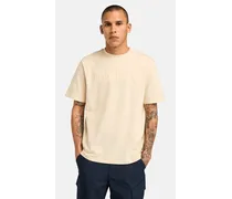 Timberland T-shirt a Maniche Corte Hampthon da Uomo in beige, Uomo, beige, Taglia Beige