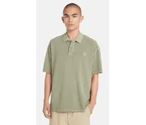 Polo Garment Dyed da Uomo in verde, Uomo, verde, Taglia