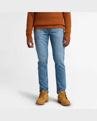 Timberland Jeans Slim Elasticizzati a 5 Tasche Sandown da Uomo in blu chiaro, Uomo, blu, Taglia Blu