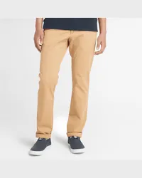 Timberland Pantaloni Chino in Twill Elasticizzato da Uomo in giallo, Uomo, giallo, Taglia Giallo