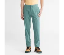 Pantaloni Da Uomo Tapered Ultraelasticizzati In Verde Verde