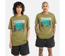 T-shirt Con Grafica Outdoor All Gender In Verde Scuro Verde Unisex