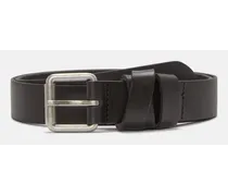 Cintura con Passante Incrociato e Rivestito 30 mm da Donna in colore nero, Donna, colore nero, Taglia