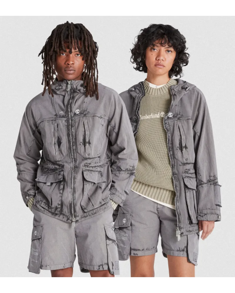 Timberland Parka Timberland x A-COLD-WALL* Future73 Hunting Unisex in grigio scuro, grigio, Taglia: XXL 