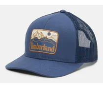 Cappellino Trucker Con Applicazione Mountain Line Da Uomo In Blu Scuro Blu