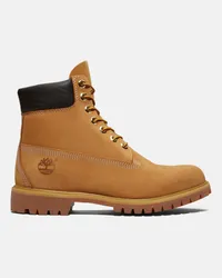 Timberland Stivale Stringato Impermeabile Timberland Premium 6-Inch da Uomo in giallo, Uomo, giallo, Taglia Giallo