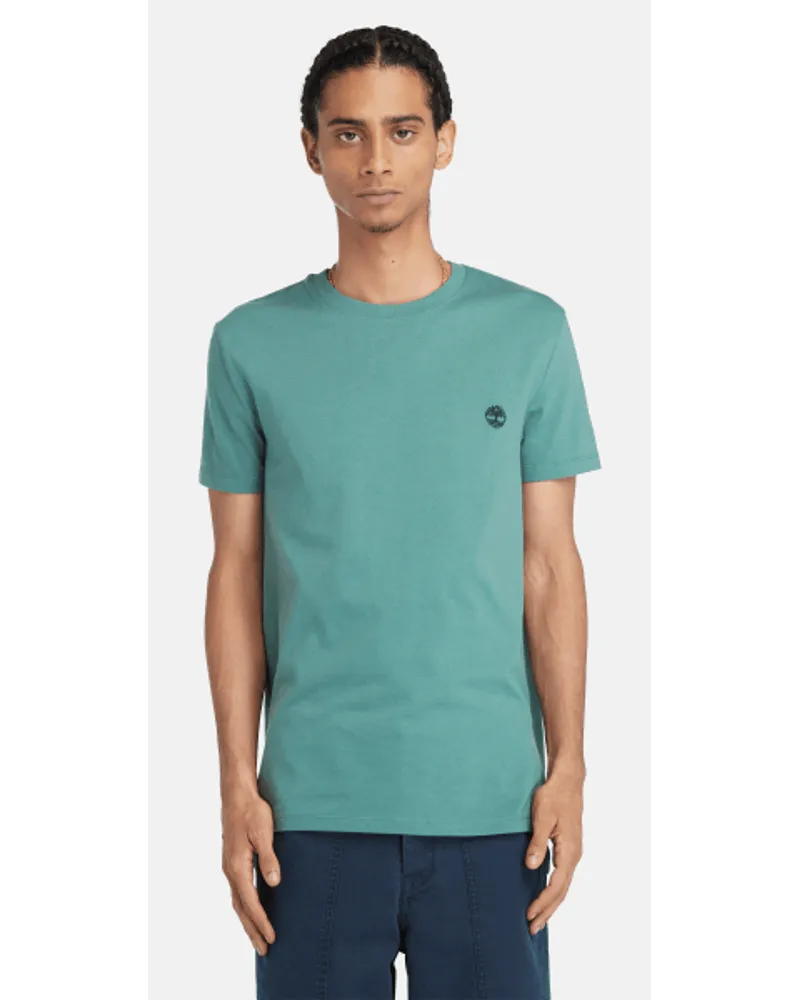 Timberland T-shirt Dunstan River da Uomo in verde acqua, Uomo, verde acqua, Taglia Verde