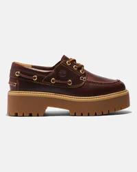 Timberland Scarpa da Barca Stone Street da Donna in marrone scuro, Donna, marrone, Taglia Marrone