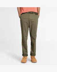 Timberland Pantaloni Chino (Straight) in Twill Claremont da Uomo in verde, Uomo, verde, Taglia Verde