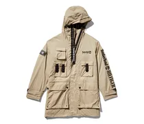 Parka Cargo Double-face Tommy Hilfiger x Timberland Re-imagined in beige, Beige, Taglia: S