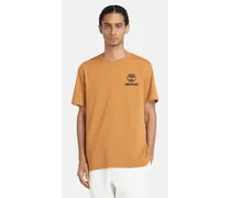 T-shirt con Grafica da Uomo in giallo scuro, Uomo, giallo, Taglia