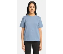 Timberland T-shirt a Maniche Corte Dunstan da Donna in blu chiaro, Donna, blu, Taglia: M 