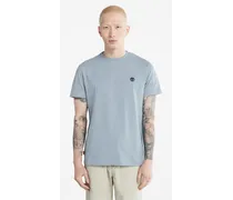 T-shirt Dunstan River Da Uomo In Blu Chiaro Blu