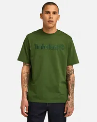 Timberland T-shirt a Maniche Corte Hampthon da Uomo in verde, Uomo, verde, Taglia Verde