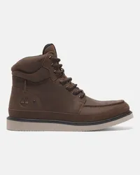 Timberland Stivale Stringato Newmarket Mid da Uomo in marrone scuro, Uomo, marrone, Taglia Marrone