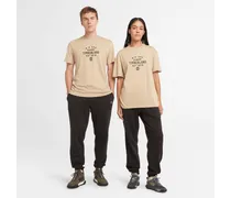 Timberland T-shirt con Grafica in beige, Uomo, Beige, Taglia Beige