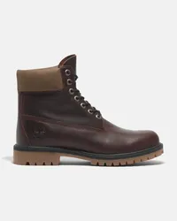 Timberland Stivale 6 Inch Stringato Timberland Heritage da Uomo in rosso scuro, Uomo, rosso, Taglia Rosso