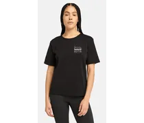 Timberland T-shirt con Grafica sul Retro TimberFRESH da Donna in colore nero, Donna, colore nero, Taglia: L 