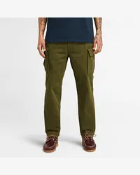 Timberland Pantaloni Cargo in Twill Brookline da Uomo in verde, Uomo, verde, Taglia Verde