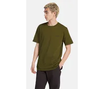 T-shirt Traspirante A Maniche Corte Da Uomo In Verde Verde