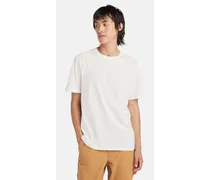 T-shirt Da Uomo In Tessuto In Bianco Bianco