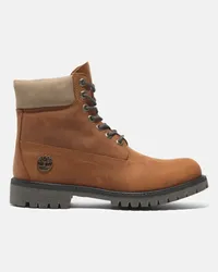 Timberland Stivale Stringato Impermeabile Timberland Premium 6-Inch da Uomo in arancione, Uomo, arancione, Taglia Arancione