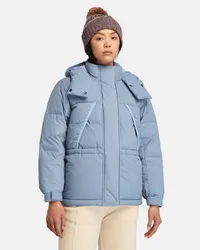 Timberland Piumino in Piuma Riciclata Howker da Donna in blu chiaro, Donna, blu, Taglia: S 