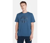 T-shirt con Logo ad Albero Kennebec River da Uomo in blu, Uomo, blu, Taglia