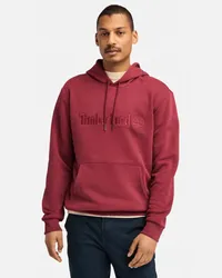 Timberland Felpa con Cappuccio Hampthon da Uomo in rosso, Uomo, rosso, Taglia Rosso