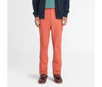 Pantaloni Chino in Popeline da Uomo in arancione chiaro, Uomo, arancione, Taglia