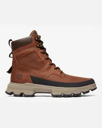 Timberland Stivale Stringato Impermeabile Timberland Originals Ultra Mid da Uomo in marrone chiaro, Uomo, marrone, Taglia Marrone