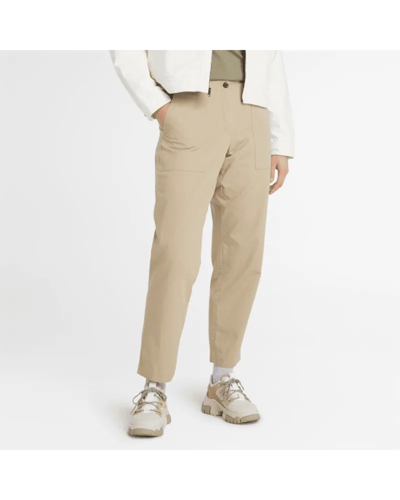 Timberland Pantaloni Utility Fatigue da Donna in beige, Donna, Beige, Taglia Beige