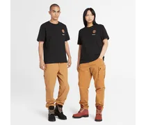 T-shirt con Targhetta Lunar New Year in colore nero, colore nero, Taglia: 3XL