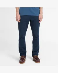 Timberland Pantaloni Chino (Straight) in Twill Claremont da Uomo in blu scuro, Uomo, blu, Taglia Blu