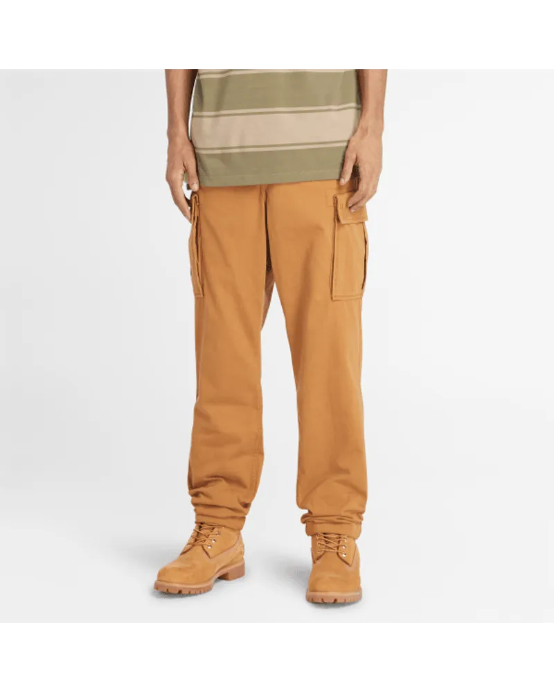 Timberland Pantaloni Cargo in Twill da Uomo in giallo scuro, Uomo, giallo, Taglia Giallo