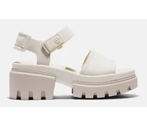 Sandalo A Doppia Fascia Everleigh Da Donna In Bianco Bianco